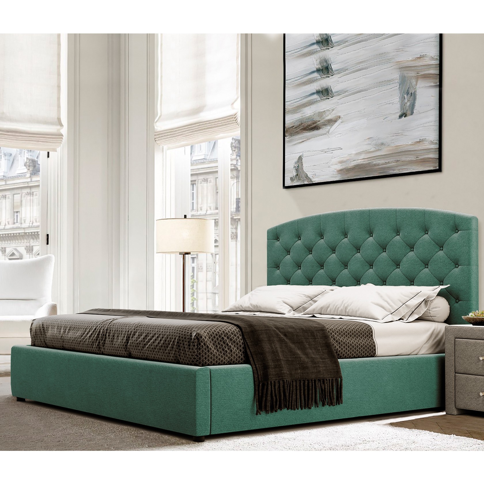 

Кровать Манхэтен-2 (Green Sofa) Зеленая 160х200 см 381153_13