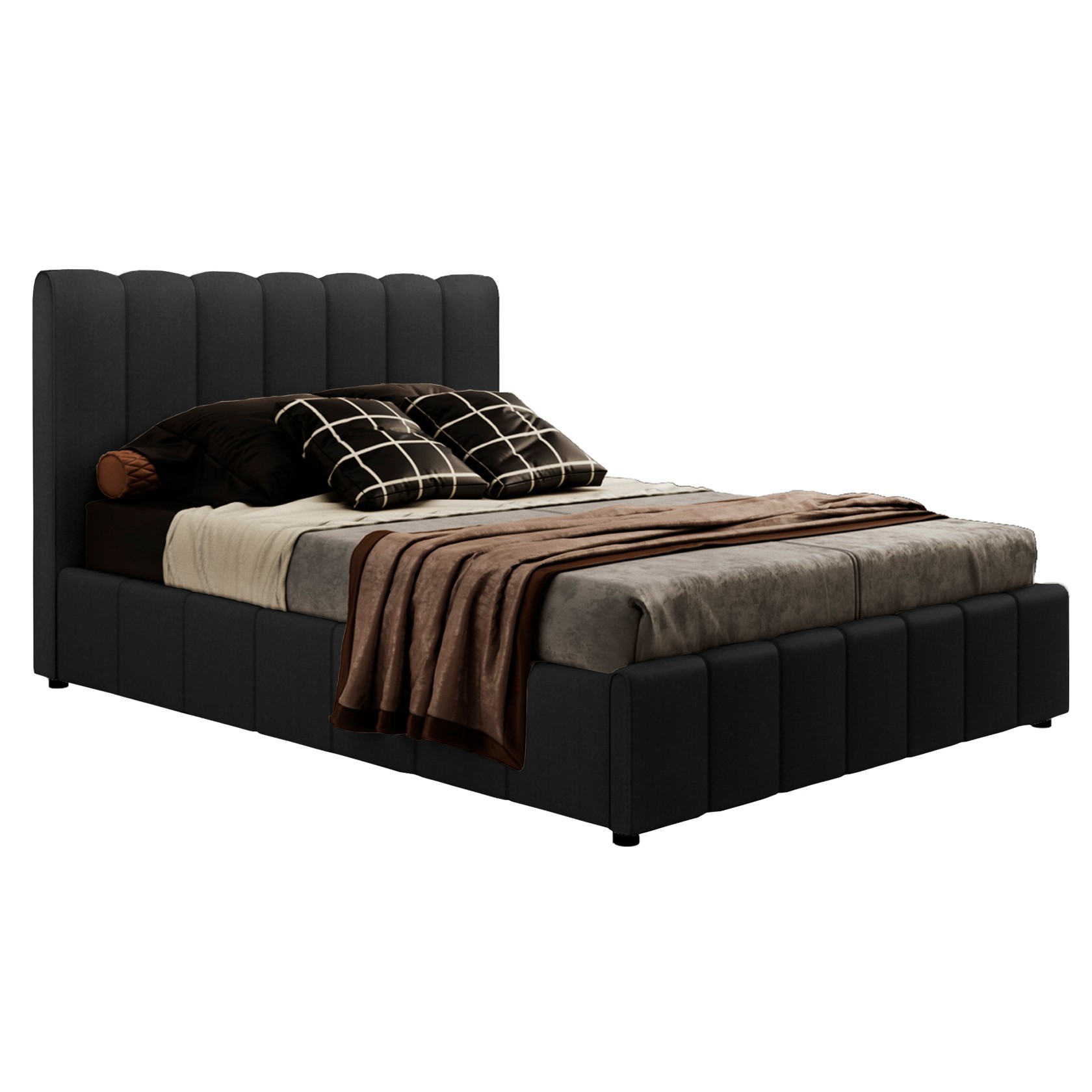 

Кровать Лондон (Green Sofa) Черная 200х200 см 381117_35