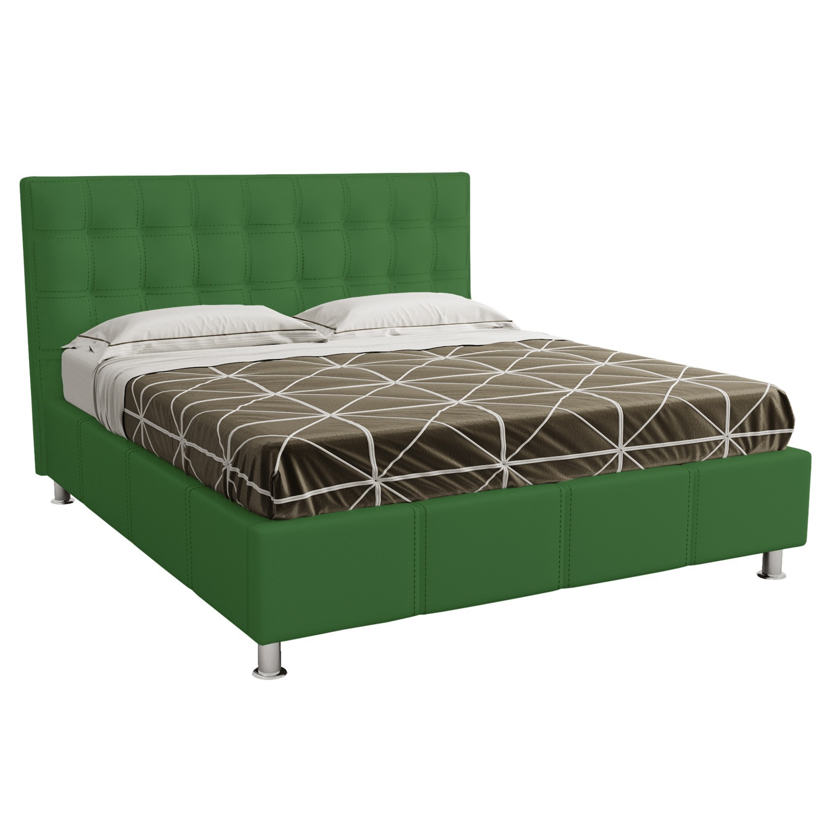 

Кровать Нью-Йорк квадраты (Green Sofa) Зеленая 160х200 см 381129_13