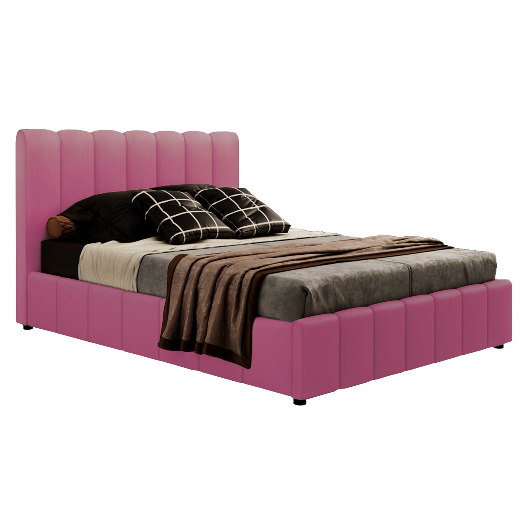 

Кровать Лондон (Green Sofa) Розовая 200х200 см 381117_25