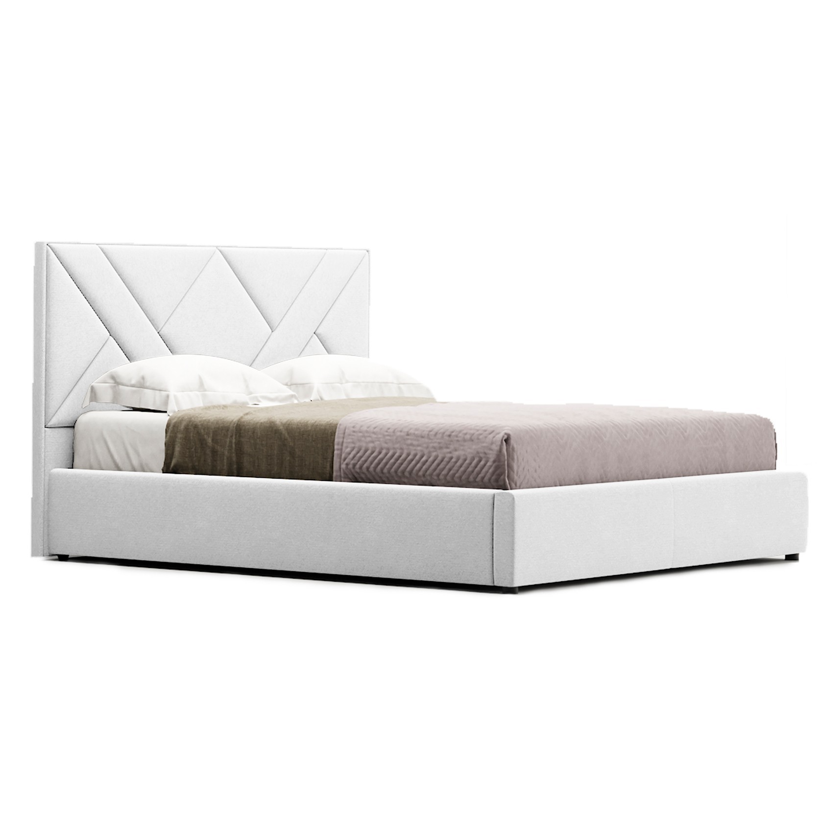 

Кровать Париж (Green Sofa) Белая 140х200 см 381132_32