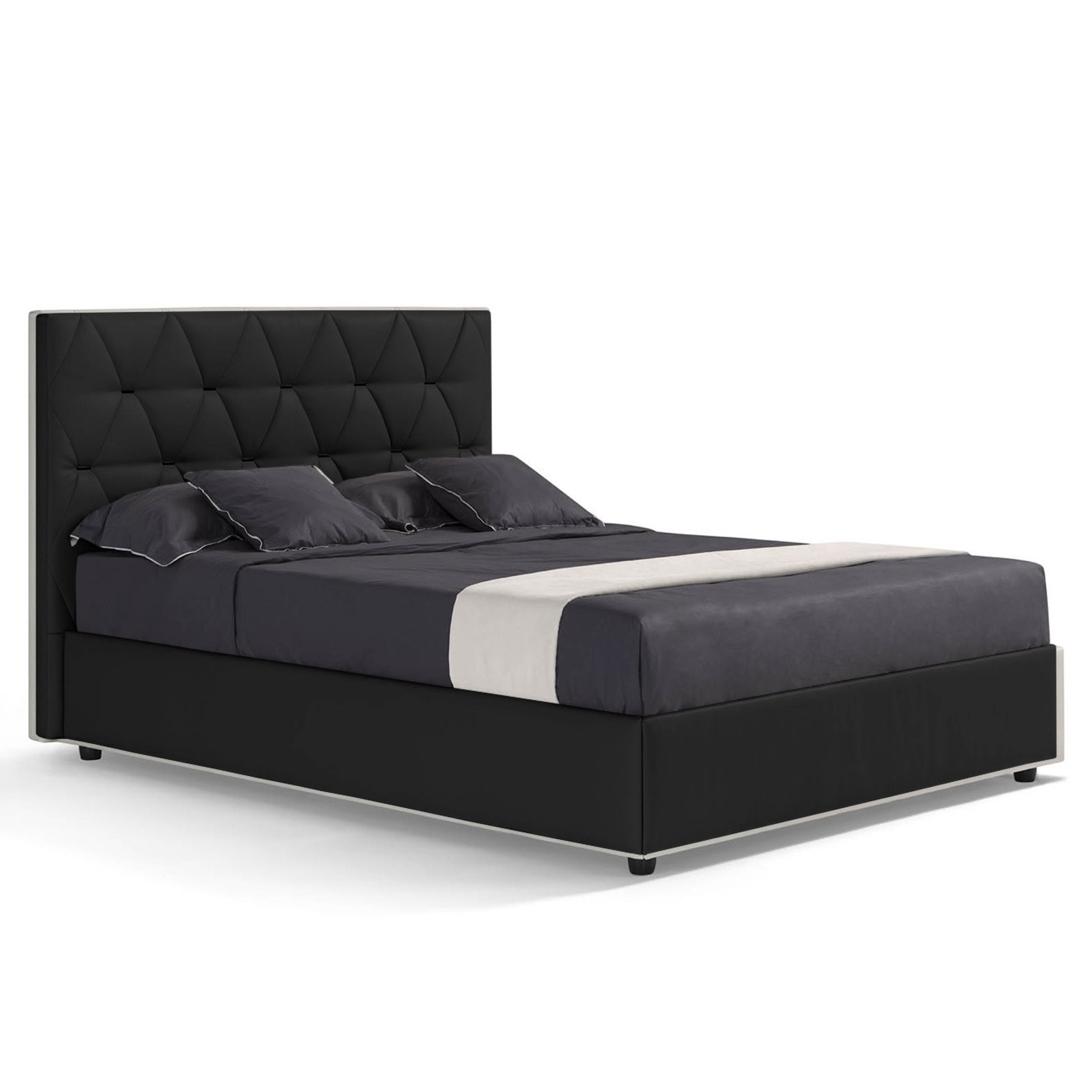 

Кровать Нью-Йорк ромбы люкс с механизмом (Green Sofa) Черная 180х200 381161_49