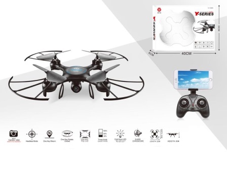 

Р.К.Квадрокоптер Y20 з камерою.Wi-Fi.світ.оберт.на 360гр.кор.40*6*30