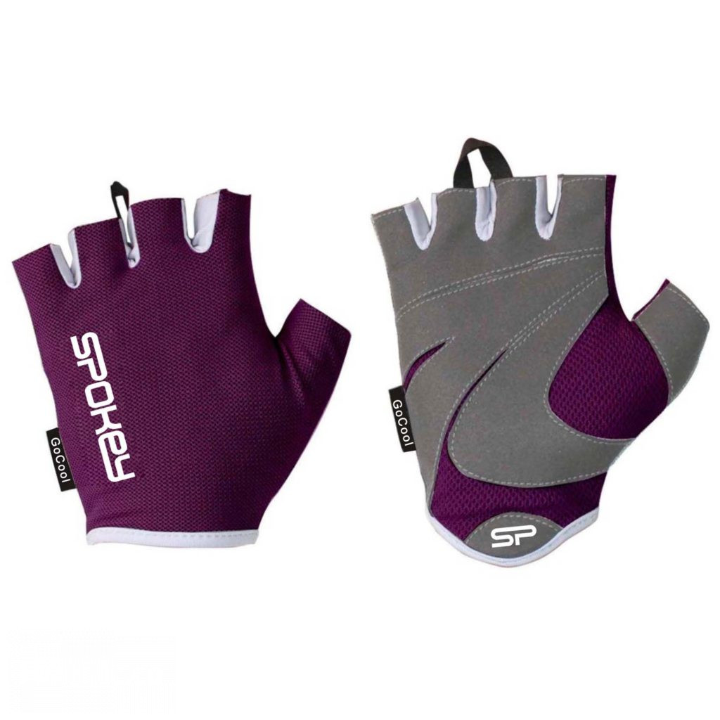 

Женские перчатки для фитнеса Spokey Lady Fit S Серо-фиолетовые