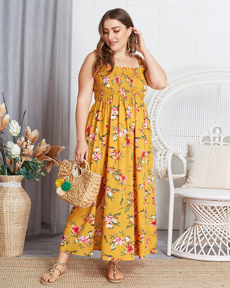 

Сарафан женский макси Pink lilies Berni Fashion PLUS (3XL) Желтый