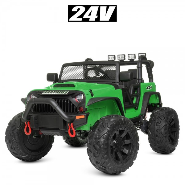 

Электро-/Веломобиль Джип Bambi Racer M 4553EBLR-5(24V) Зеленый (BAM003256)