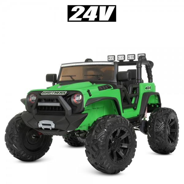 

Электро-/Веломобиль Джип Bambi Racer M 4296EBLR-5(24V) Зеленый (BAM003261)