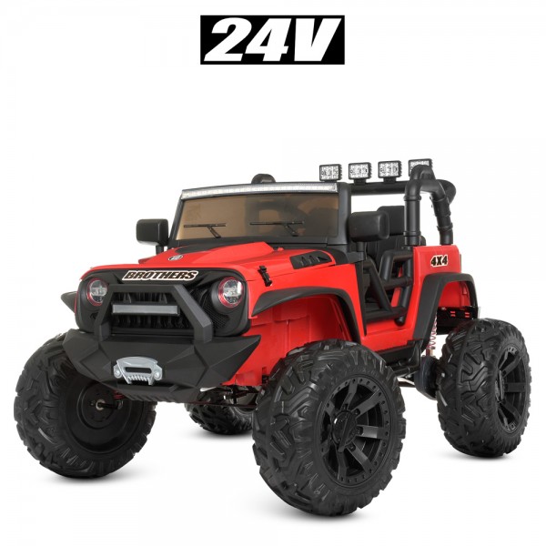 

Электро-/Веломобиль Джип Bambi Racer M 4296EBLR-3(24V) Красный (BAM003260)