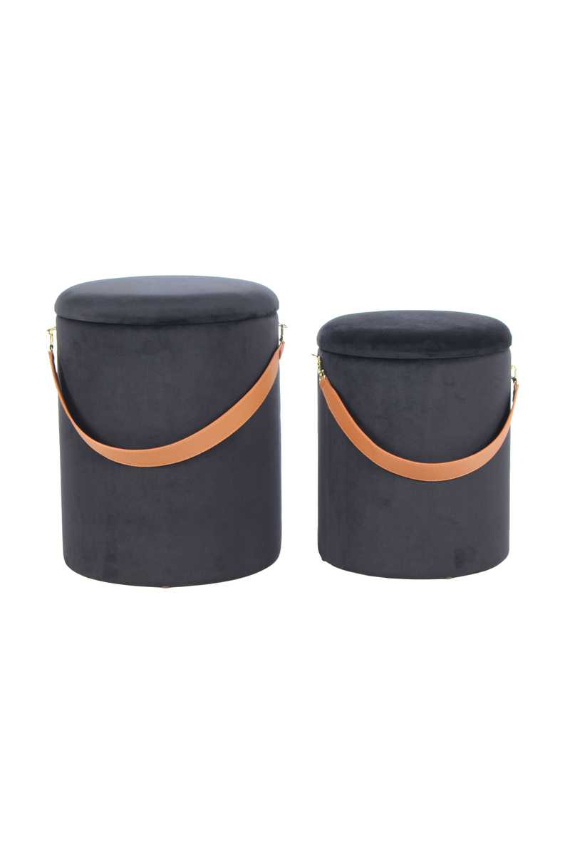

Набор пуфов Arhome Chest T125/2 Black/Brown WEPPP