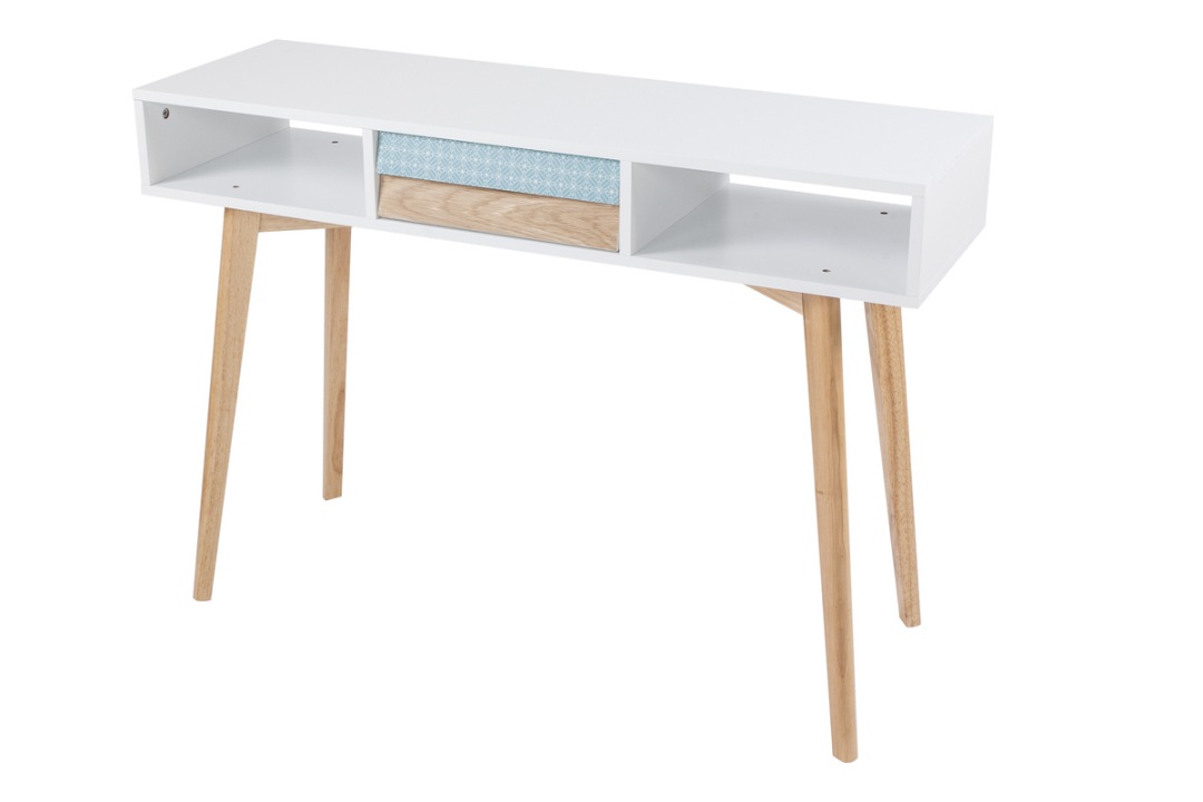 

Стол Arhome Gustavo D White/Blue/Natural K2UTE