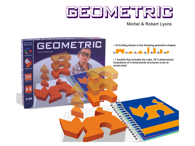 

Развивающая настольная игра головоломка "Geometric" ARCHITECTO GT274413