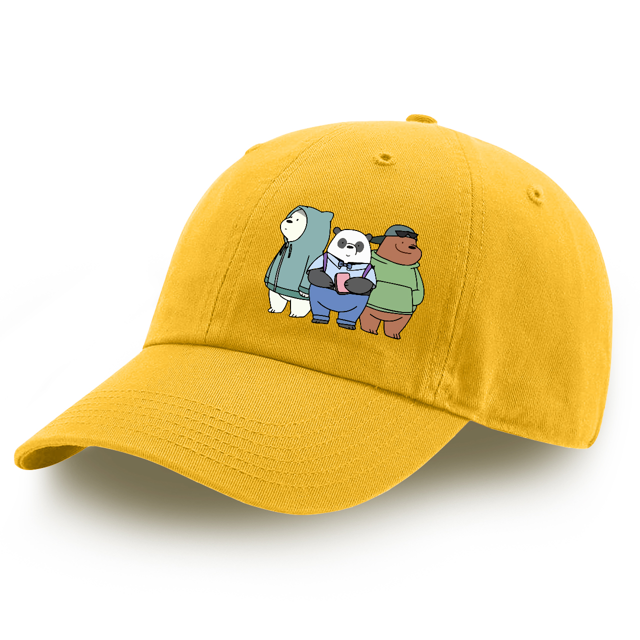 

Детская кепка Вся правда о медведях (We Bare Bears) (9273-2898-6) 100% Хлопок 52-57 см Желтый