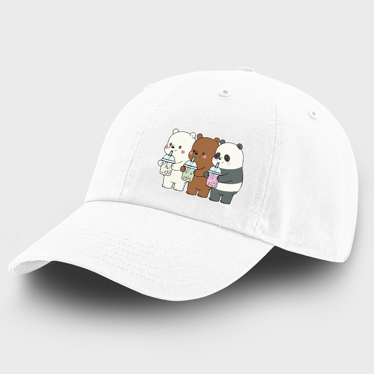 

Детская кепка Вся правда о медведях (We Bare Bears) (9273-2896-9) 100% Хлопок 53-56 см Белый