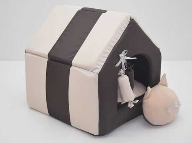 

Домик лежак для кошек и собак будка 30х33х33 см (2154326-De)