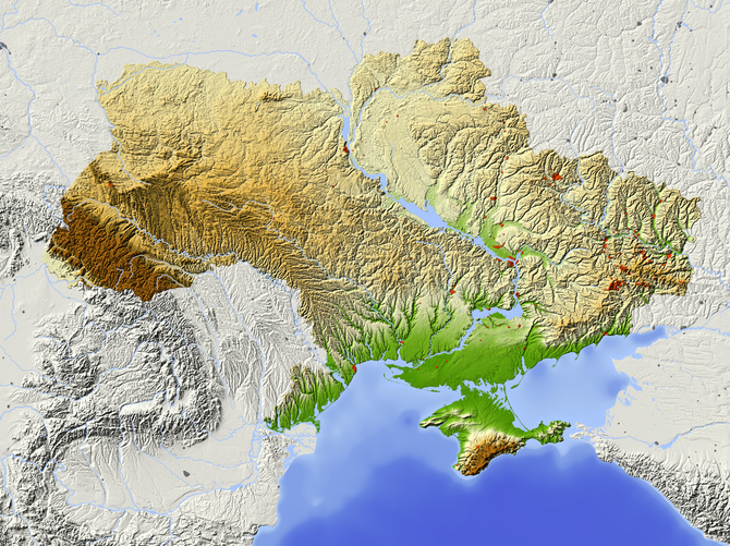 

Фотообои Карты 'Украина' (2959) , Гладь