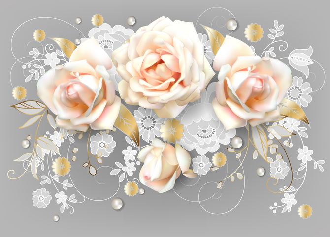 

Фотообои 3D '3D Розы' (2617) , Кожа