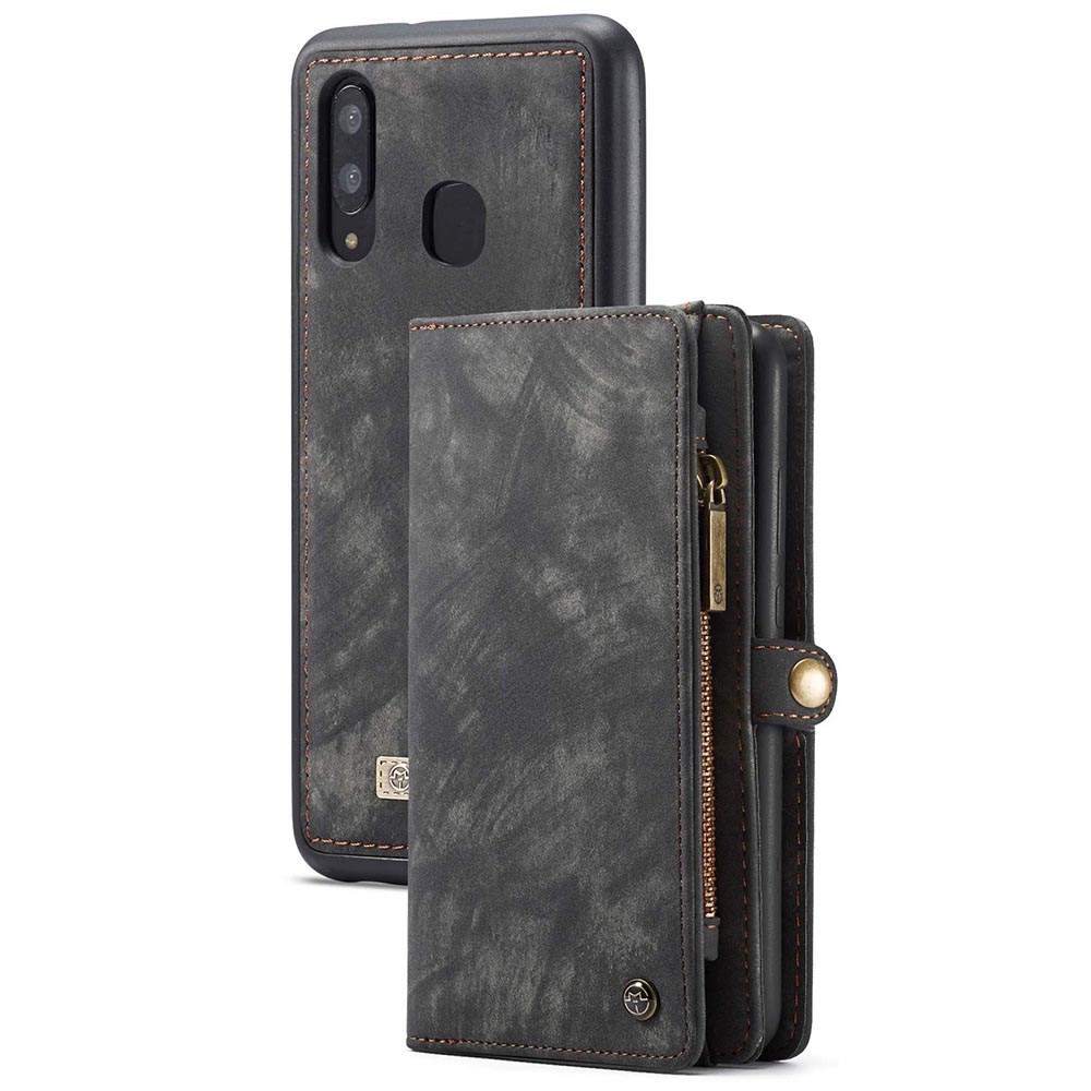 

Чехол-кошелек CaseMe Retro Leather для Samsung Galaxy A30 / A20 Black