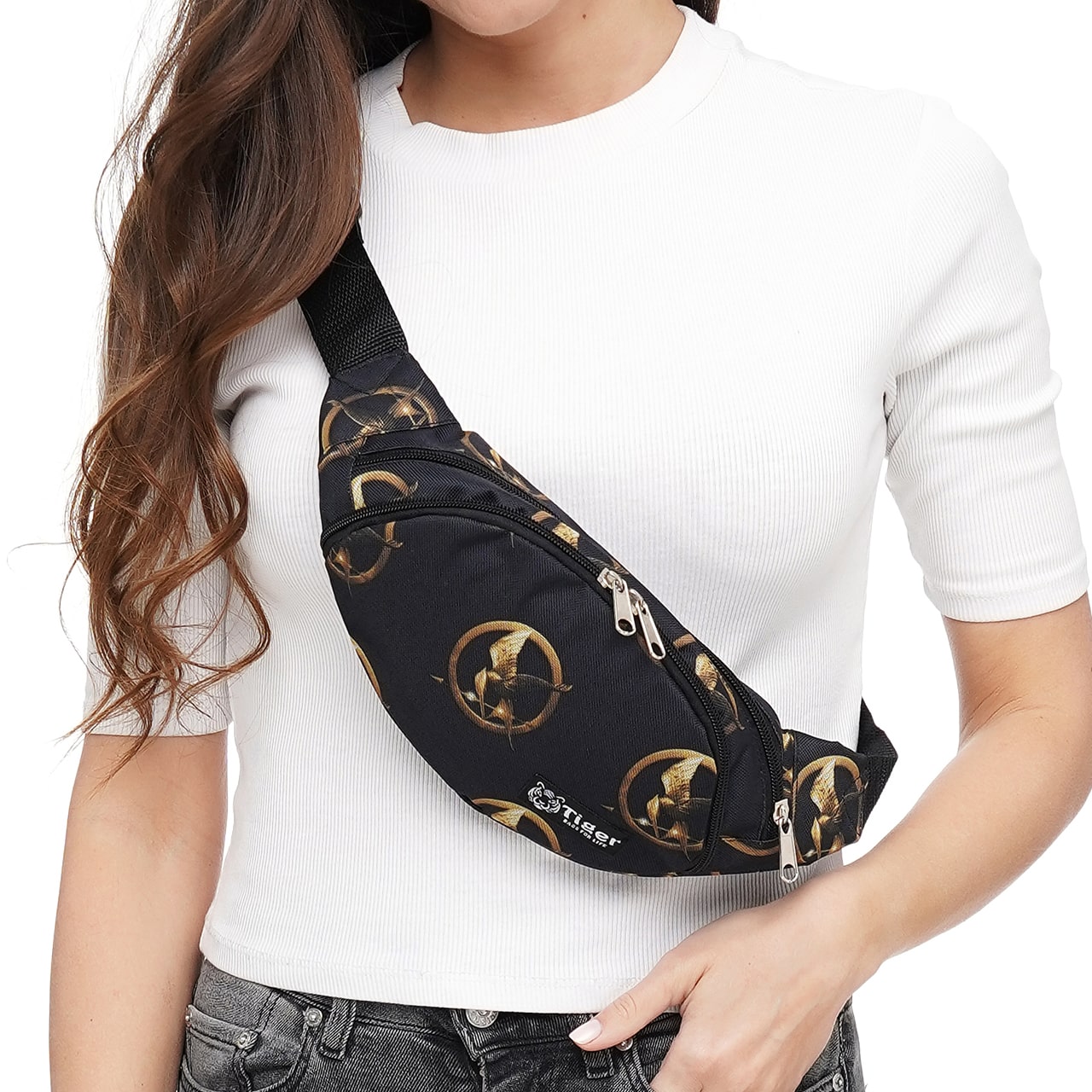 

Сумка на пояс Tiger Moon Print Феникс