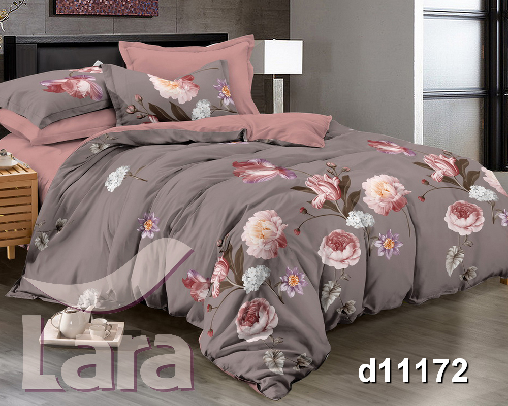 

Постельное белье LARA бязь d11172p полуторное Наволочки 70х70