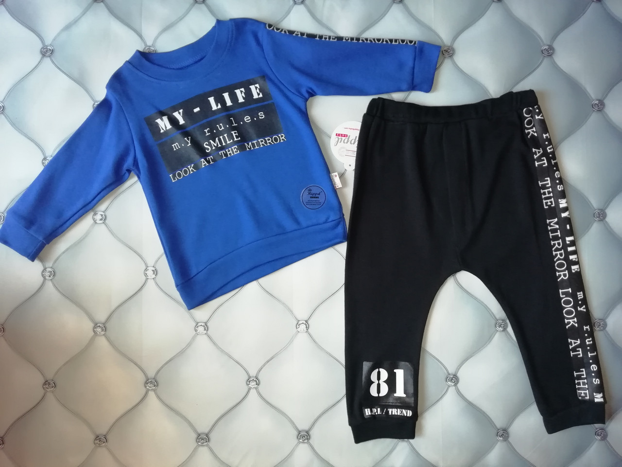 

Костюм на мальчика трикотажный MY LIFE HIPPIL BABY 104 см синий