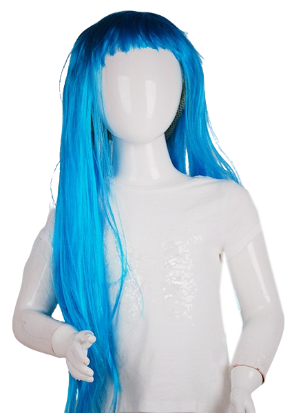 

Яркий детский парик4 7049-light blue голубой цвет