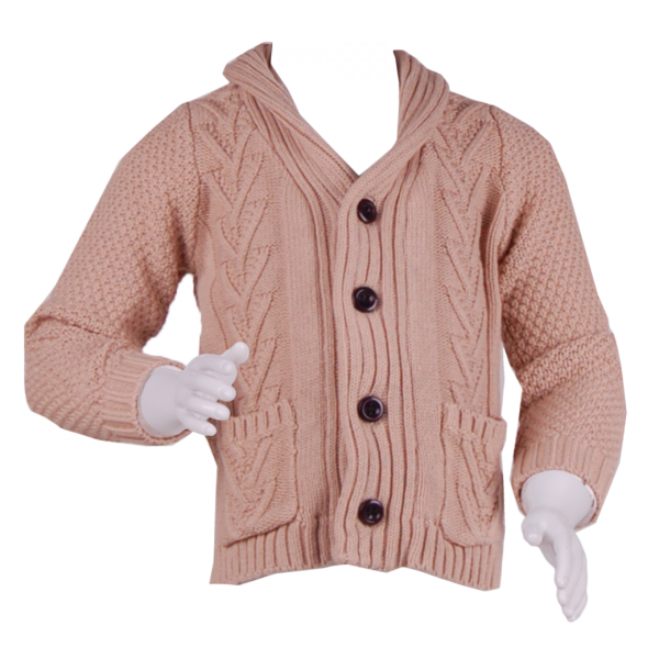 

Вязанная кофта для детей 2 года (87 см) Z 20041-beige бежевый цвет