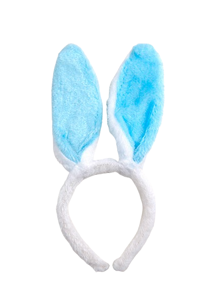 

Детский ободок-ушки зайчика 7062-light blue голубой цвет