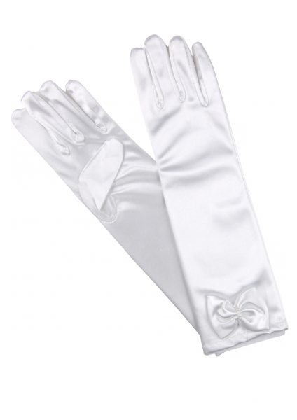 

Перчатки с бантиком 1005-white белый цвет