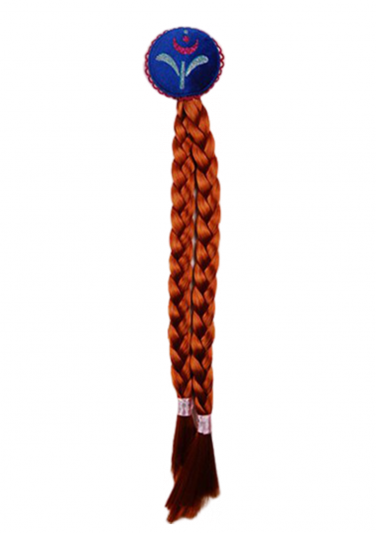

Коса Анны 1081-red красный цвет