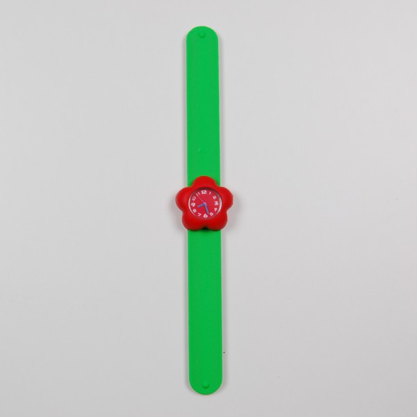 

Часики с цветком A 50033-green-red зеленый цвет