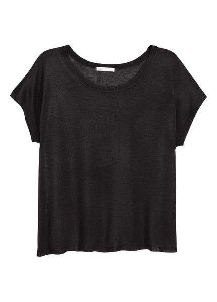

Блуза H&M M Черная (1099-542)