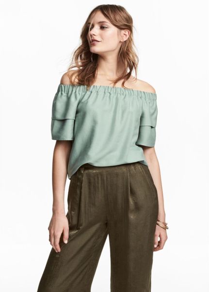 

Блуза H&M 36 Мятная (1089-089)