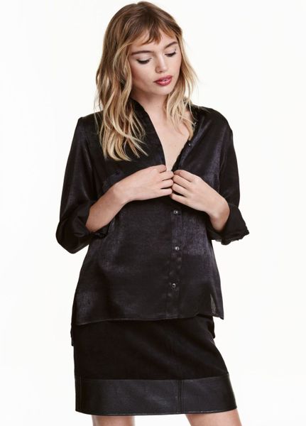 

Блуза H&M 44 Черная (1084-587)