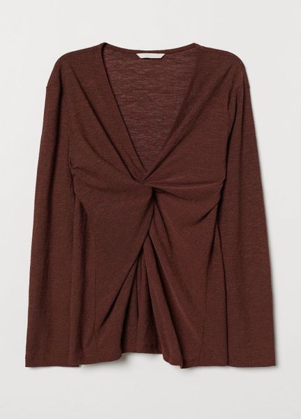 

Блуза H&M 32 Коричневая (1061-777Н)