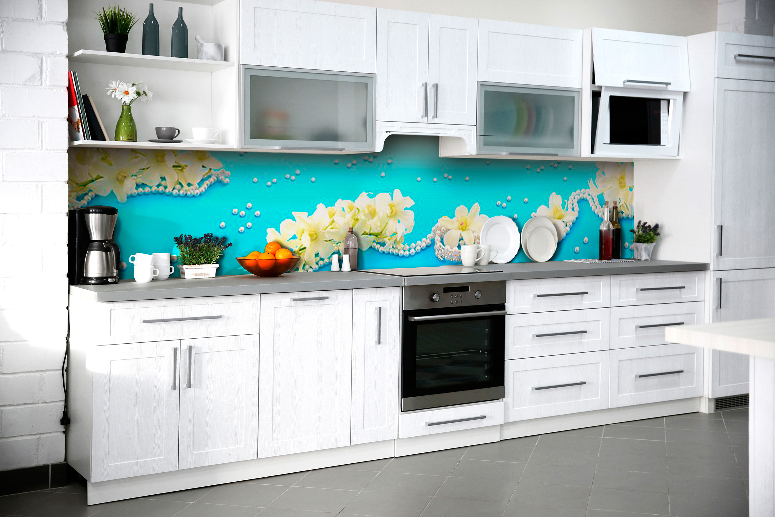 

Скинали на кухню Zatarga Жемчужное вдохновение 600х3000 мм (Z181178/2)