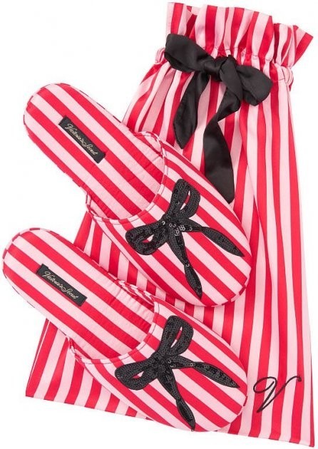 

Комнатные тапочки Victoria's Secret AE100-204 36-37 Красные с белым