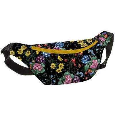 

Сумка бананка на пояс BUMBAG Полевые цветы Present бананка поясная сумка на пояс c принтом черная