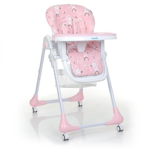 

Детский стульчик для кормления M 3233 Rabbit Girl Pink, Розового цвета