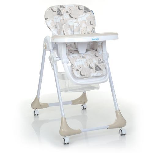 

Детский стульчик для кормления M 3233 Mommy Bear Beige, Бежевого цвета