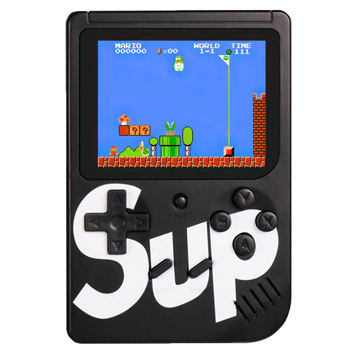 

Портативная игровая ретро приставка Sup 400 Game Box 8bit Black