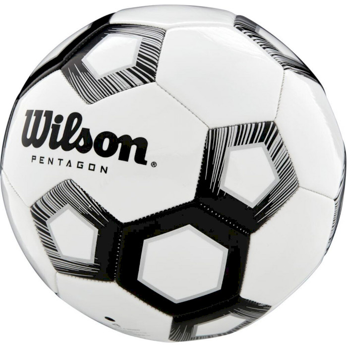 

Мяч футбольный Wilson PENTAGON SB BL №5 Белый/Черный WTE8527XB05