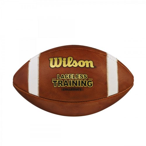 

Мяч для американского Wilson футбола Wilson LACELESS TRAINING коричневый WTF1240ID