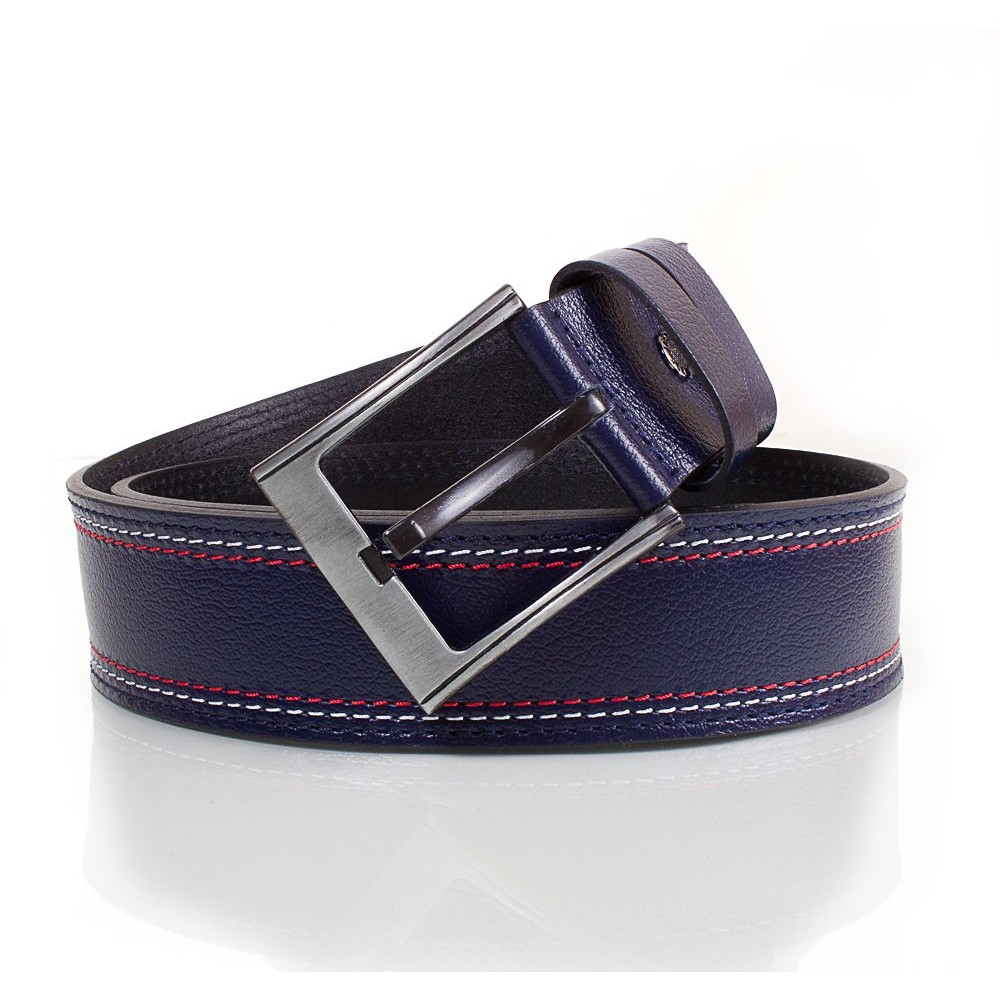 

Ремень кожаный Y.S.K. джинсовый 5 см 912 -9 синий