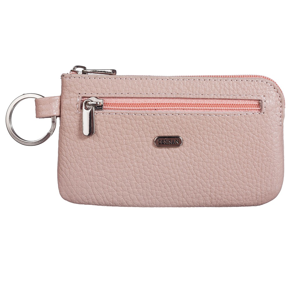 

Ключница кожаная Desisan 206-606 пудра
