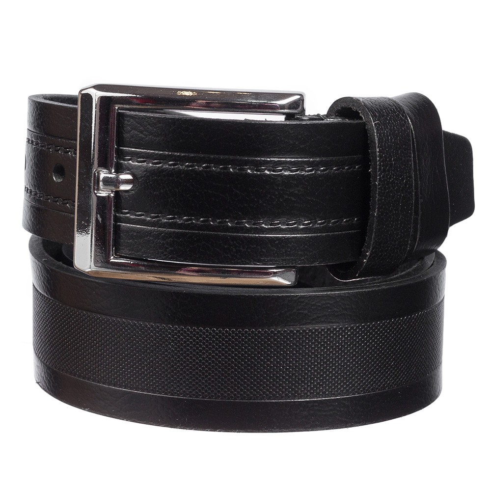 

Ремень кожаный Y.S.K. классический 3,5 см 3056-1 черн