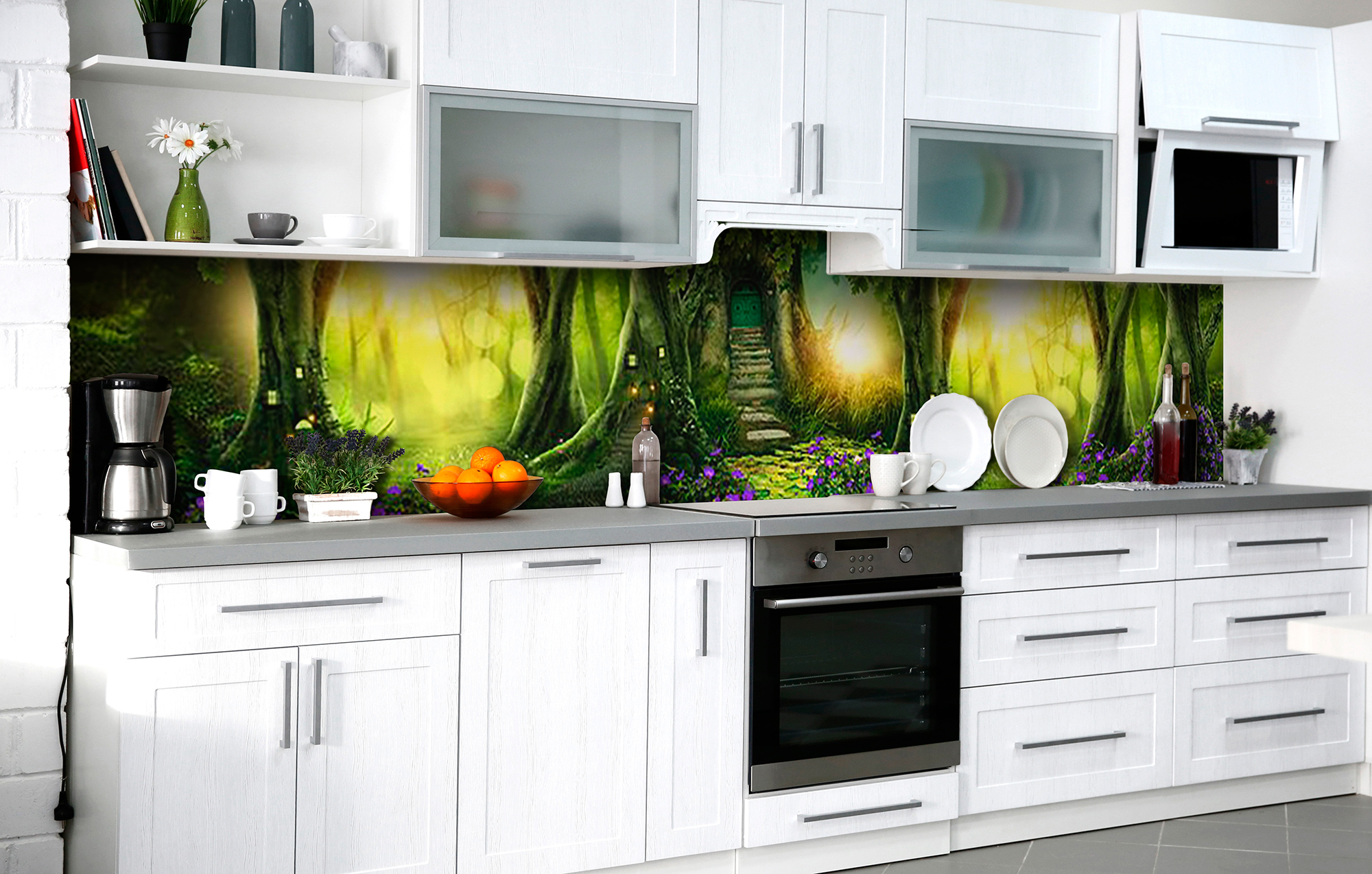 

Скинали на кухню Zatarga Дверь в неведомый мир 600х2500 мм