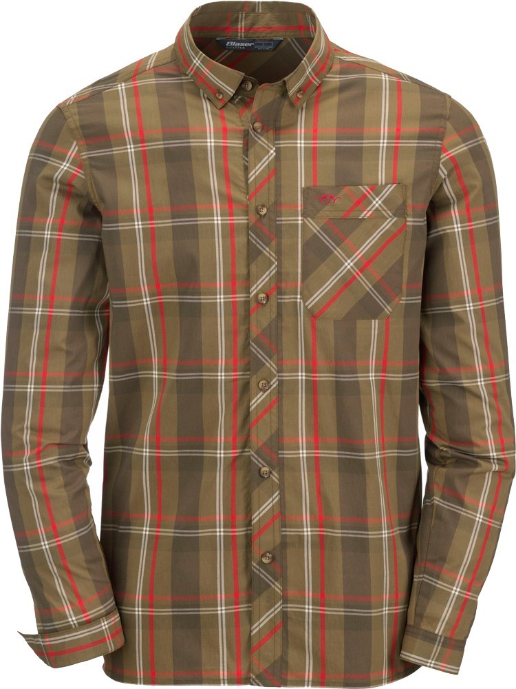 

Рубашка для охоты Blaser Active Outfits Harald  Olive, Рубашка для охоты Blaser Active Outfits Harald 2XL Olive