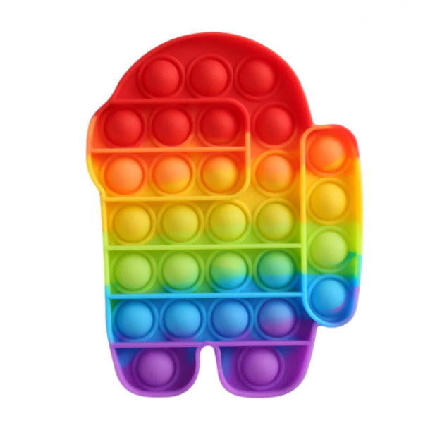 

Антистресс сенсорная Силиконовая игрушка Pop It Амонг Ас