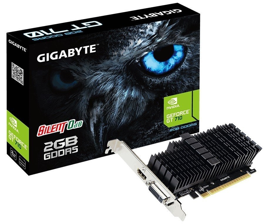 

Видеокарта Gigabyte GeForce GT 710 Silent 2048MB