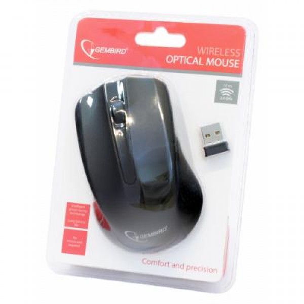 

Мышь беспроводная Gembird MUSW-101 черная USB